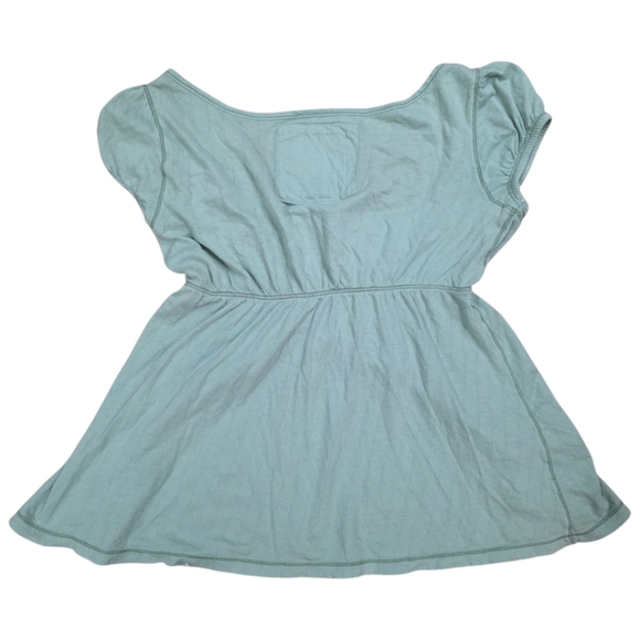 Abercrombie Vintage Green Babydoll Highly Souvht After Top - Picture 5 of 6